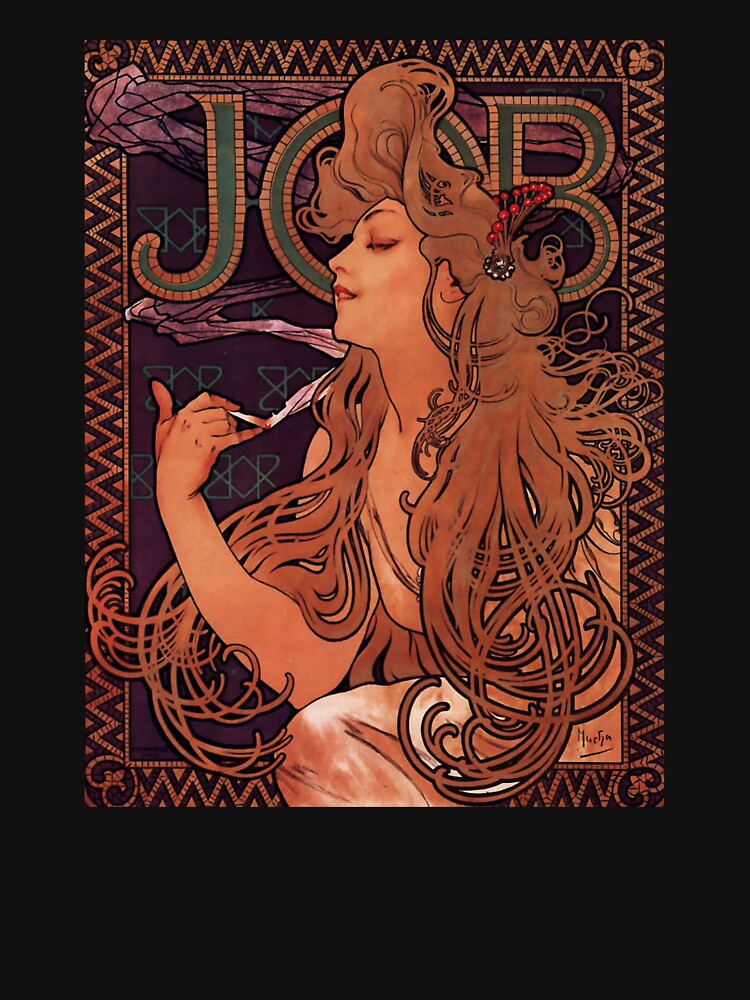 'Job' by Alphonse Mucha (Reproduction) by RozAbellera