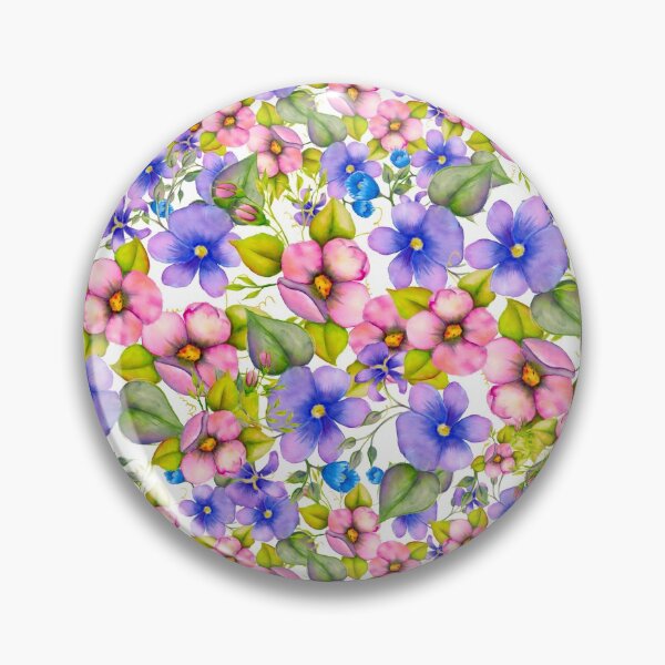 Aperçu de l'œuvre Violettes et fleurs de printemps créée et vendue par mlcreates64.
