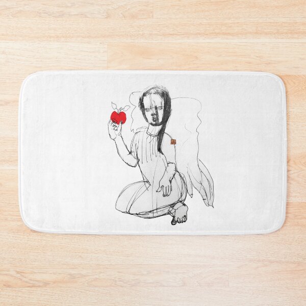 Item preview, The Inducement Angel with Red Apple (Original Art Drawing by ACCI) designed and sold by VanyssaGraphics.