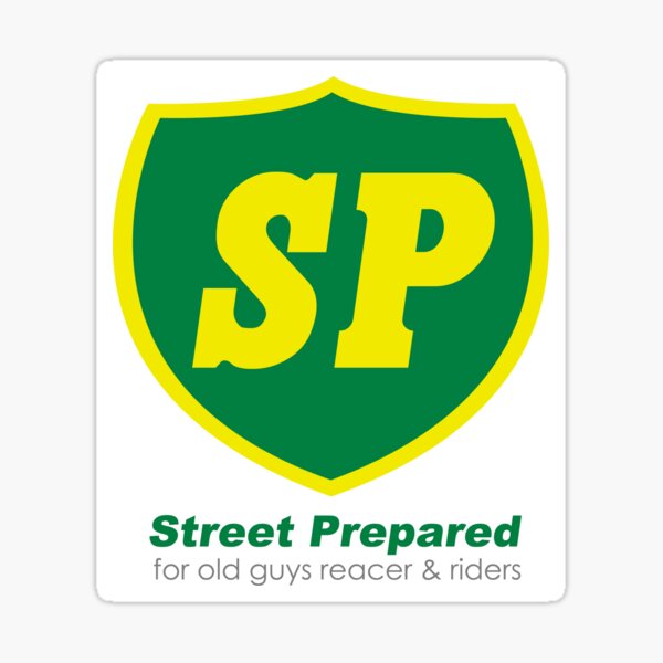 BP style british racing logo Sticker