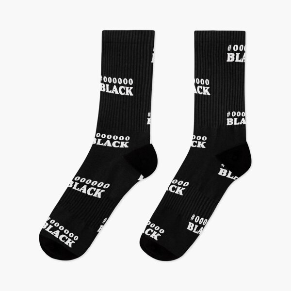 Item preview, Black Hex Code Color #000000 (White print) Minimal designed and sold by MinimalSketches.