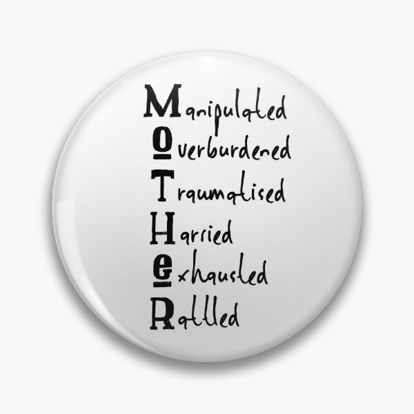 Item preview, Mom Life - manipulated, overburdened, traumatised funny text designed and sold by AMSonArt.