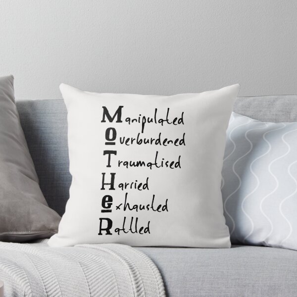 Item preview, Mom Life - manipulated, overburdened, traumatised funny text designed and sold by AMSonArt.