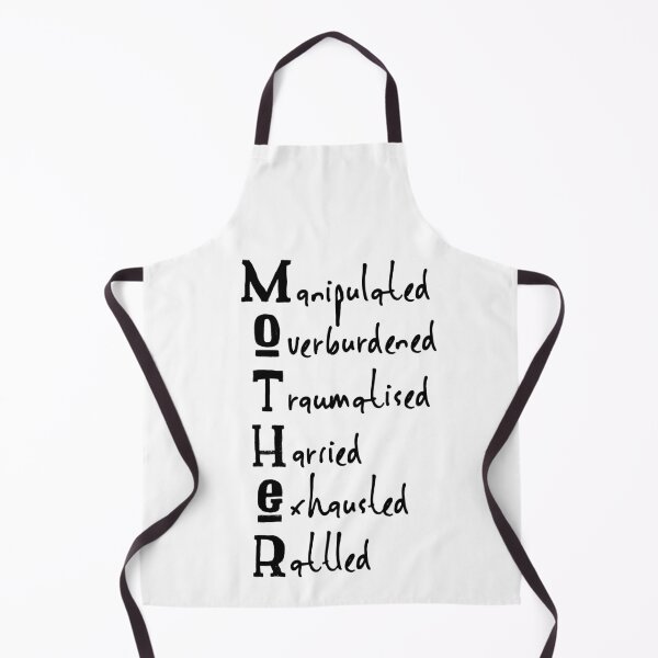 Item preview, Mom Life - manipulated, overburdened, traumatised funny text designed and sold by AMSonArt.