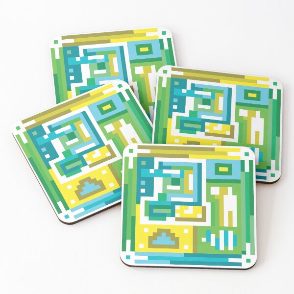 Item preview, Key Code - 0009 - Original Abstract Pixel Art designed and sold by pixonpu.