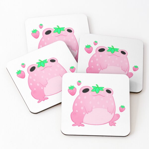 Item preview, Strawberry loving frog designed and sold by Roisin678.