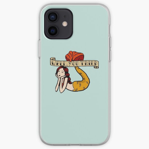Well, You Tried--Mermaid Tattoo iPhone Soft Case