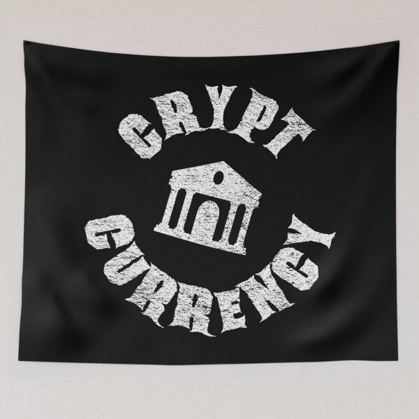 Item preview, Crypt Currency Fake Crypto Currency Grunge designed and sold by WPahat.