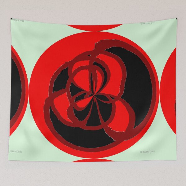 Item preview, Circular red black composition designed and sold by dELLaS-Ghoust.