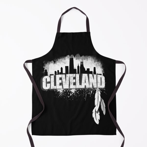 Item preview, Black White Cleveland Ohio Skyline Distressed Vintage Silhouette Cle Oh Cityscape Architecture designed and sold by WillPowerApp.