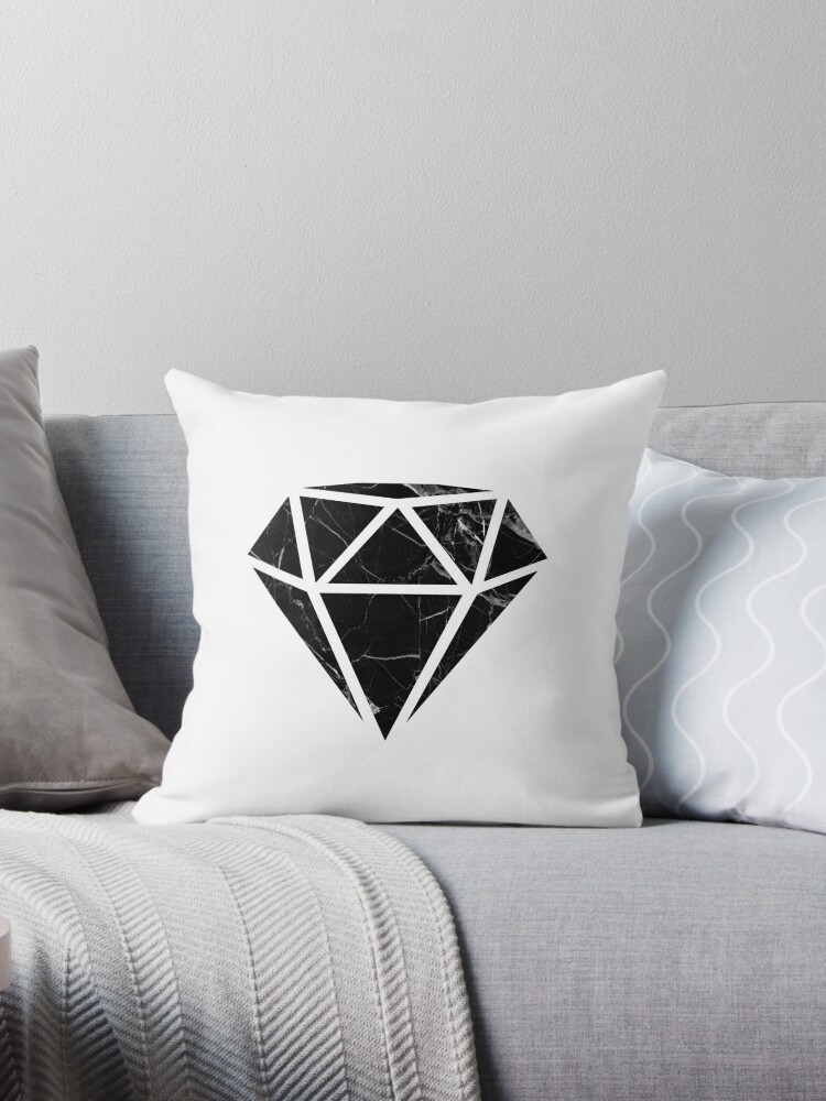 diamond throw pillow
