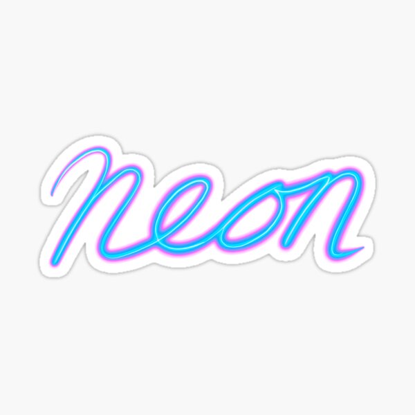 Neon Sticker