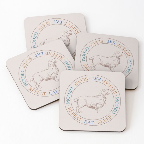 Item preview, Eat sleep groom repeat (Dog) designed and sold by riccagarden.