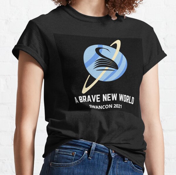 Swancon 2021 A Brave New World in blue Classic T-Shirt