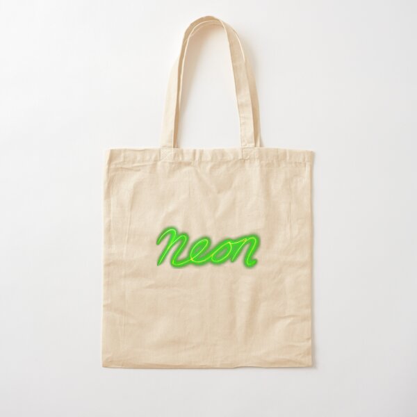 Neon green tote online bag