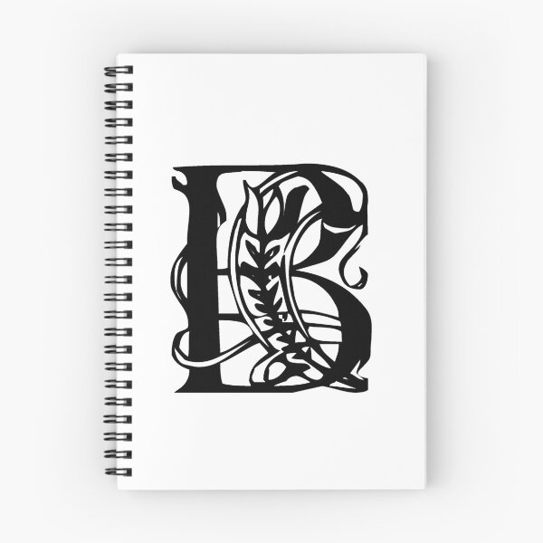 Item preview, Floral letter B designed and sold by DarkArtStudio.