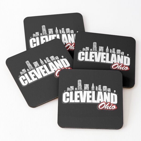 Item preview, Cleveland Ohio Skyline Distressed Vintage Silhouette Cle Oh Cityscape Architecture  designed and sold by WillPowerApp.