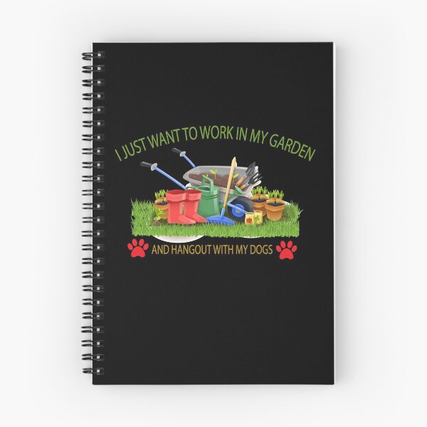 Item preview, I Just Want To Work In My Garden And Hangout With My Dogs designed and sold by hicham4you.