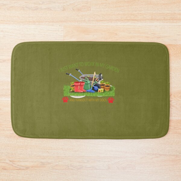 Item preview, I Just Want To Work In My Garden And Hangout With My Dogs designed and sold by hicham4you.