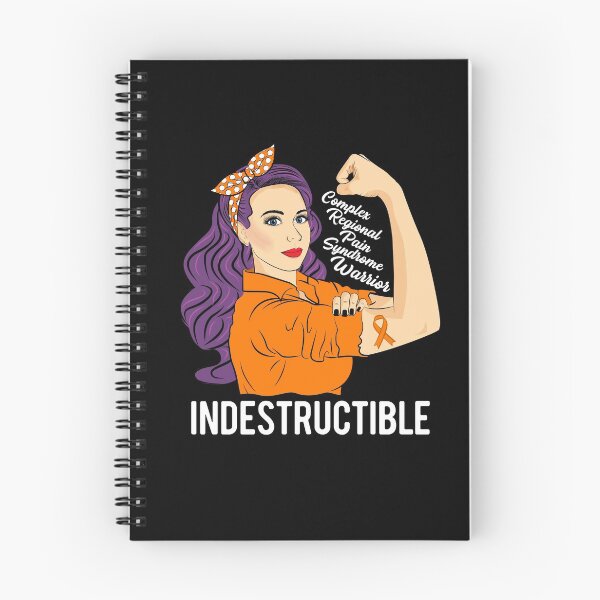 Item preview, Complex Regional Pain Syndrome Warrior Indestructible CRPS designed and sold by ZNOVANNA.