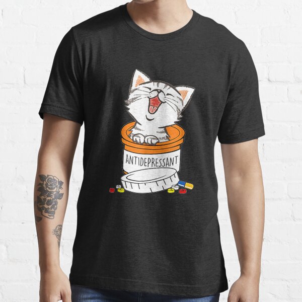 Cat antidepressant shirt best sale