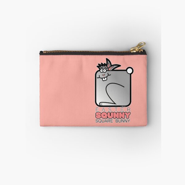 Item preview, Easter Bunny Retro Square Squnny Pink designed and sold by Quooki.