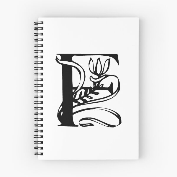 Item preview, Floral letter F designed and sold by DarkArtStudio.
