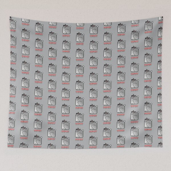 Item preview, Easter Bunny Retro Square Squnny Grey designed and sold by Quooki.