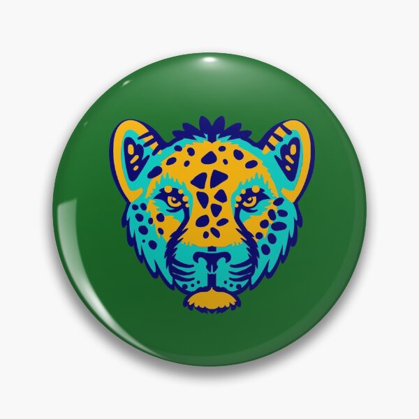 Item preview, Lion face, turquoise, blue digital art designed and sold by NymphWareroom.