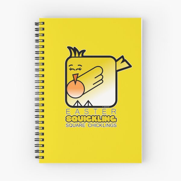 Item preview, Easter Chickling Retro Square Squickling Yellow designed and sold by Quooki.