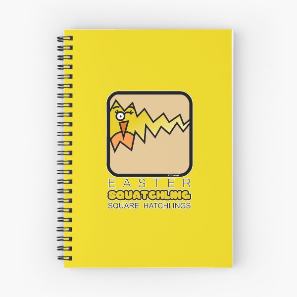Item preview, Easter Hatchling Retro Square Squatchling Yellow designed and sold by Quooki.