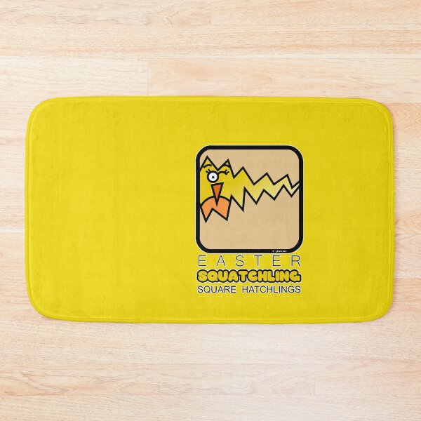 Item preview, Easter Hatchling Retro Square Squatchling Yellow designed and sold by Quooki.
