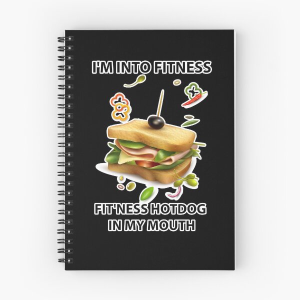 Item preview, i'm into fitness fit'ness hotdog in my mouth designed and sold by hicham4you.