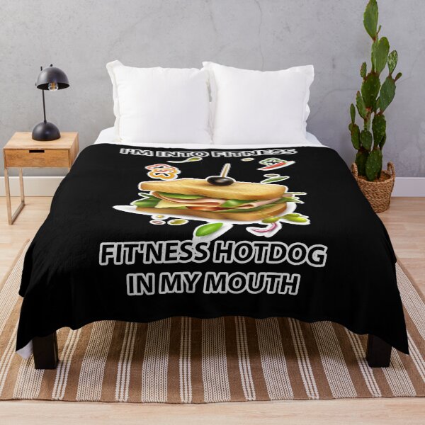 Item preview, i'm into fitness fit'ness hotdog in my mouth designed and sold by hicham4you.