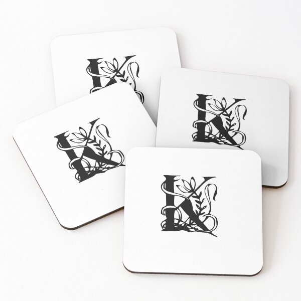 Item preview, Floral letter K designed and sold by DarkArtStudio.
