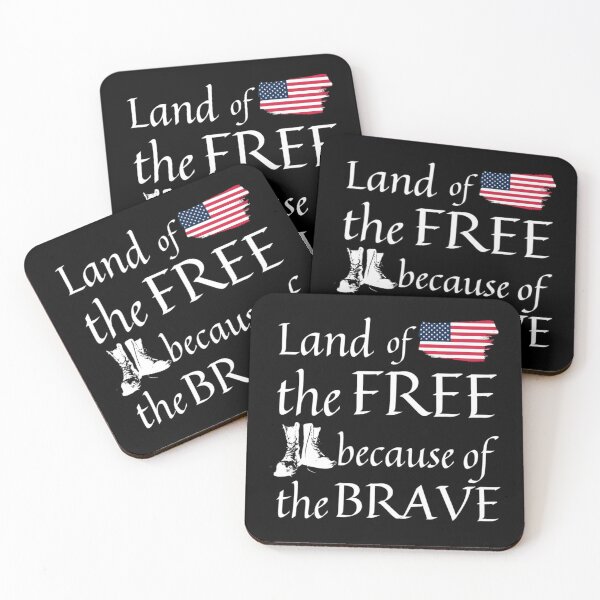 Item preview, land of the free because of the brave designed and sold by Bizarro23.