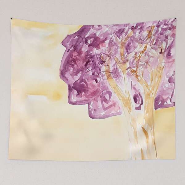 Item preview, Watercolor fantasy nature designed and sold by Joie-et-Poesie.
