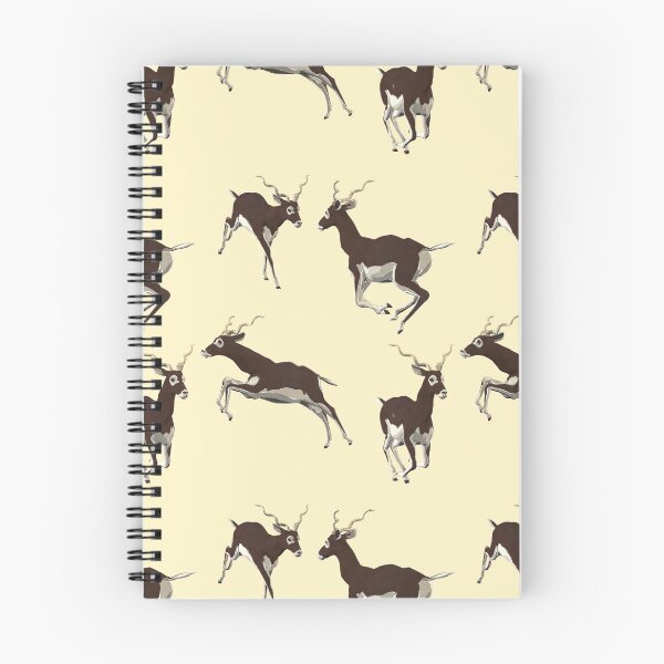 Item preview, 4 Blackbuck Antelope on a warm yellow background designed and sold by Kay Patterson.
