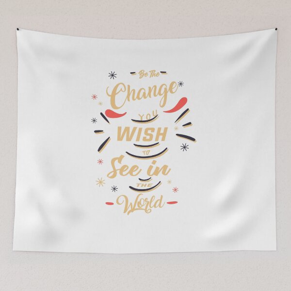 Item preview, Be The Change You Wish To See In The World designed and sold by Mehdiibnezzyn.
