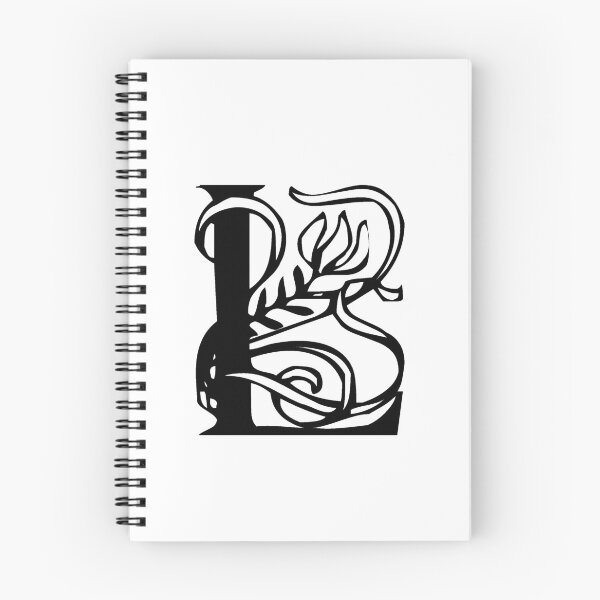 Item preview, Floral letter L designed and sold by DarkArtStudio.