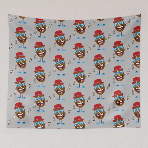 Item preview, Hipster Coffee Bean designed and sold by LaPaoTorres.