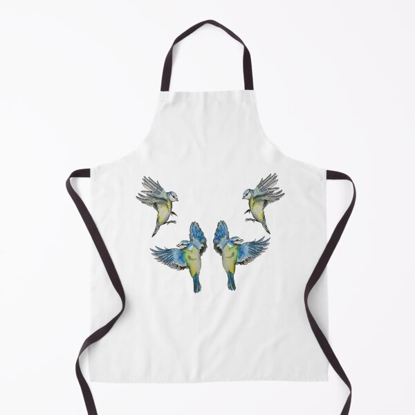 Item preview, Blue tits in flight designed and sold by HollyPopsDesign.