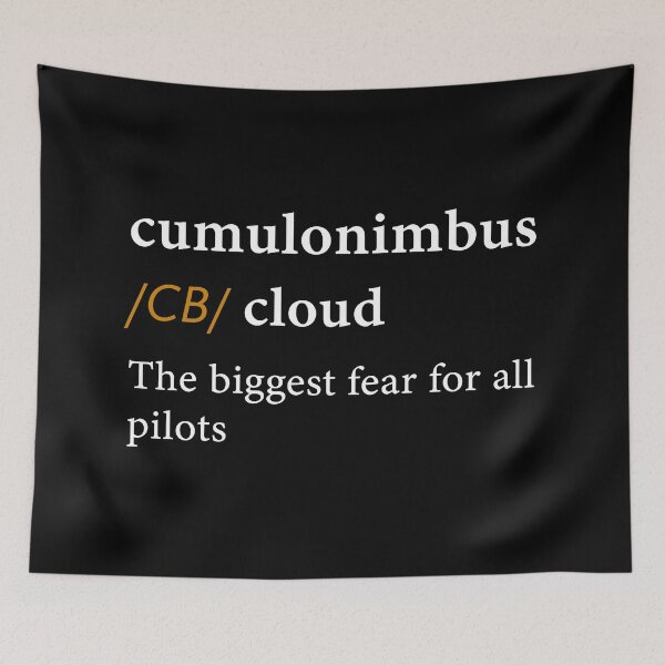 Item preview, Cumulonimbus clouds - aviation lovers - white designed and sold by mikeldabbah.