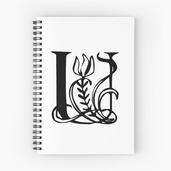 Item preview, Floral letter U designed and sold by DarkArtStudio.