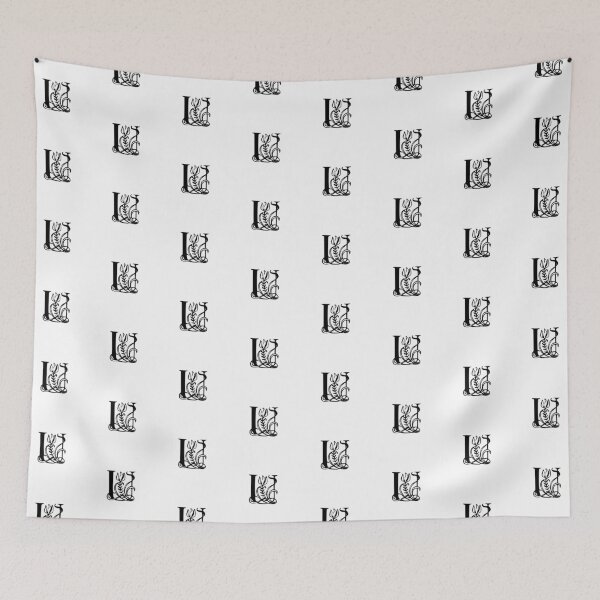 Item preview, Floral letter U designed and sold by DarkArtStudio.