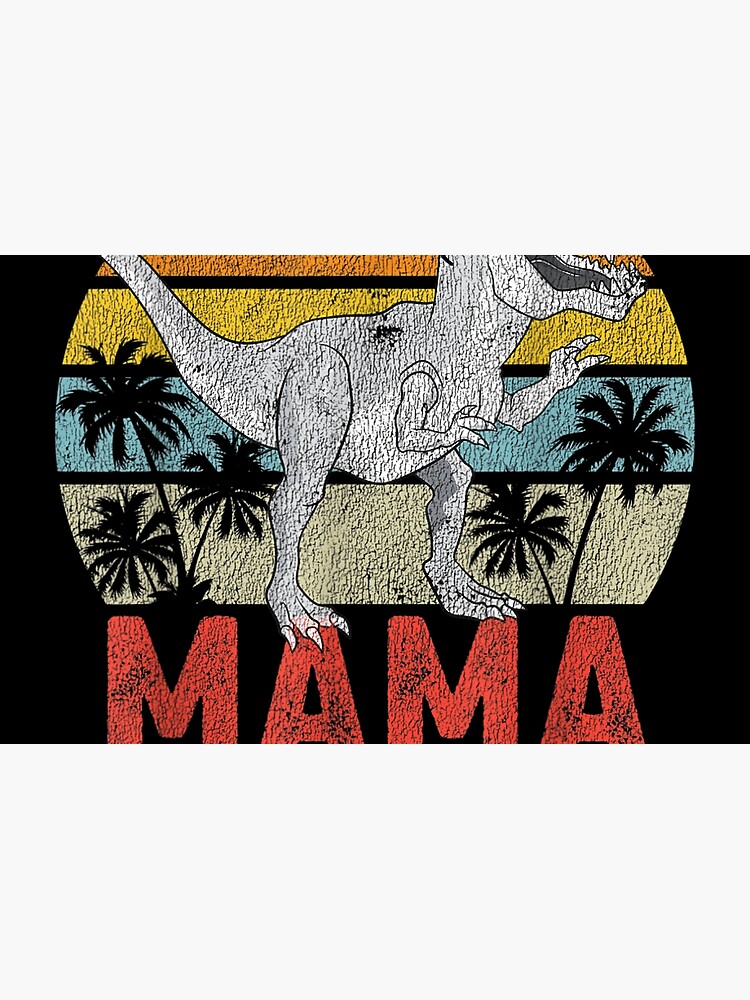 Disover Mamasaurus T Rex Dinosaur Mama Saurus Family Matching Laptop Sleeve