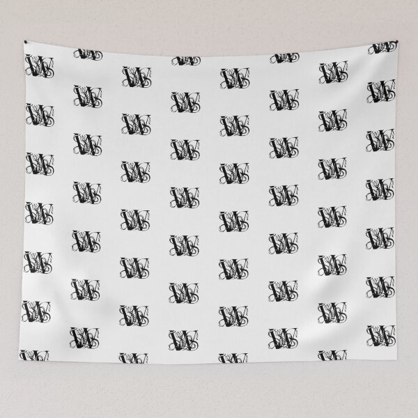 Item preview, Floral letter W designed and sold by DarkArtStudio.