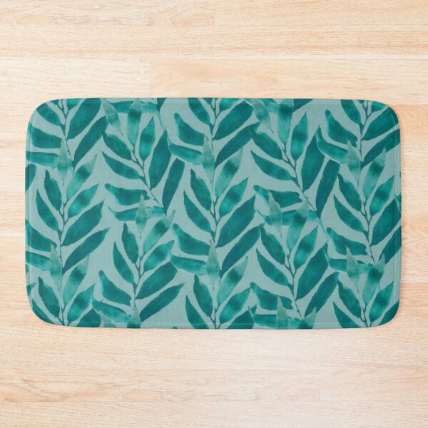 Item preview, Watercolour leaves - turquoise  designed and sold by Artbylees.