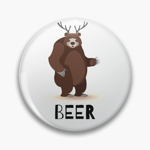 Item preview, Deer Bear Beer Funny designed and sold by Chubbycats.
