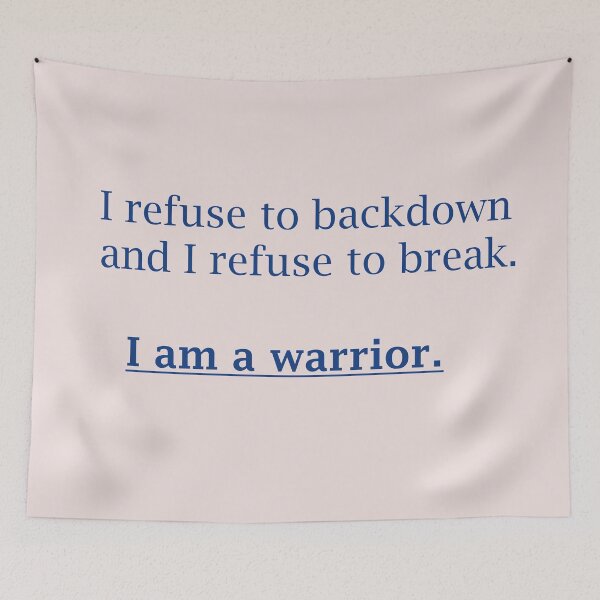 Item preview, I Am A Warrior designed and sold by Megan-Alice.